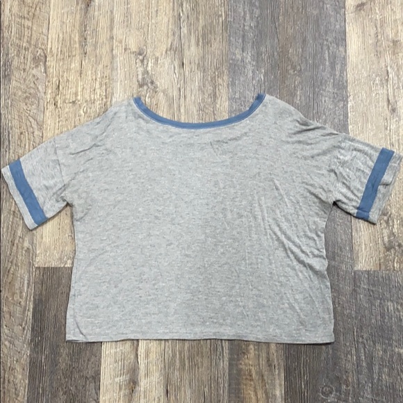 Me To We gray and blue top - Picture 2 of 5